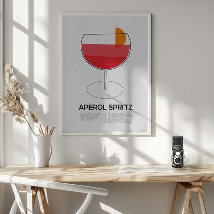 Aperol Spritz - Poster / Art Print - interiör