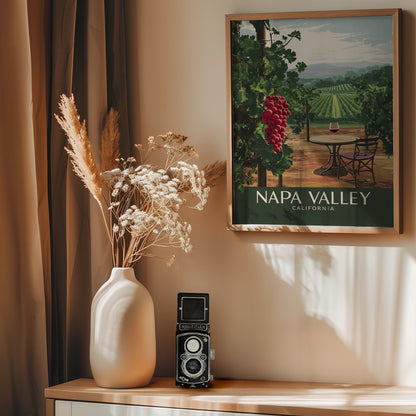 Napa Valley - California - Poster / Art Print - interiör