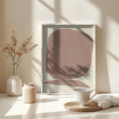 Earthy Stone - Poster / Art Print - interiör