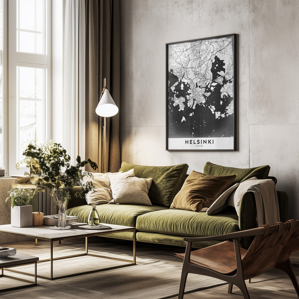 Helsinki - Poster / Art Print - interiör