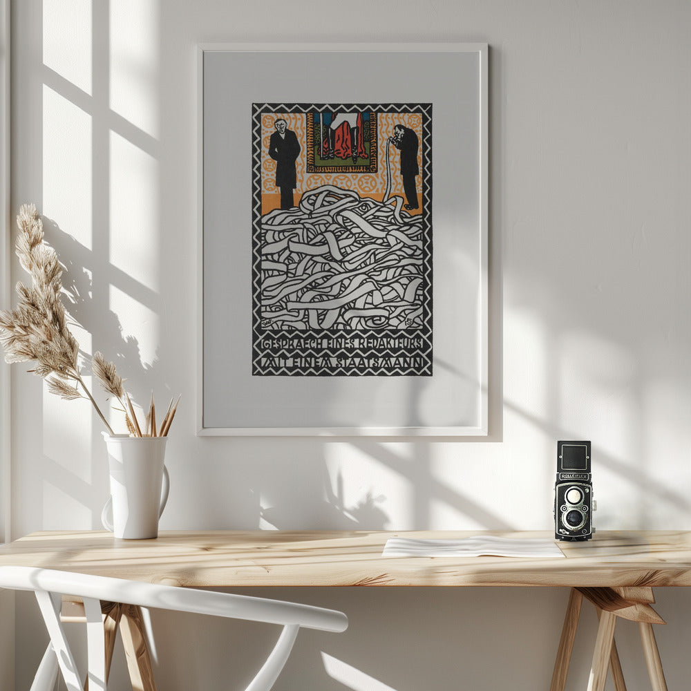 Editor's Conservation With a Statesman - Poster / Art Print - interiör