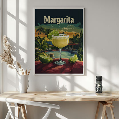 Margarita Vintage - Poster / Art Print - interiör
