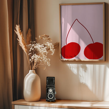 Cherry - Poster / Art Print - interiör