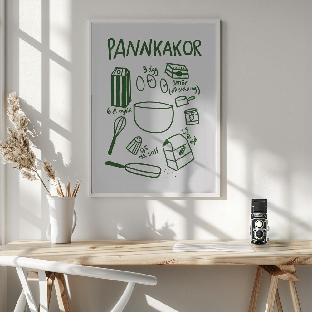 Pannkakor - Poster / Art Print - interiör