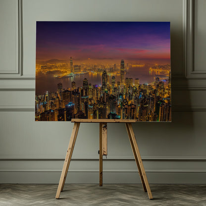 Hong Kong sunrise - Poster / Art Print - interiör