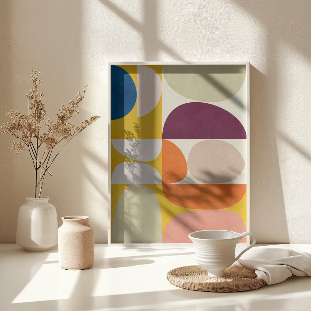 Vivid Bauhaus2 - Poster / Art Print - interiör