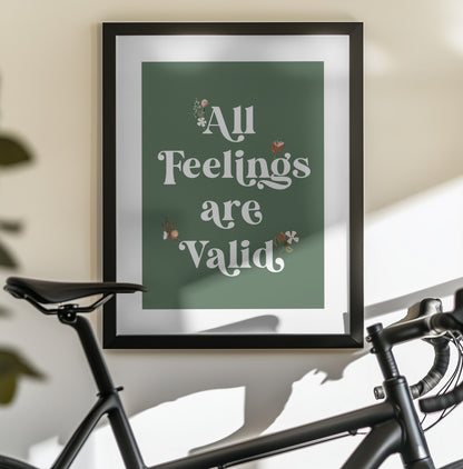 All Feelings - Poster / Art Print - interiör