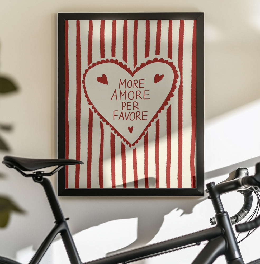 More Amore - Poster / Art Print - interiör