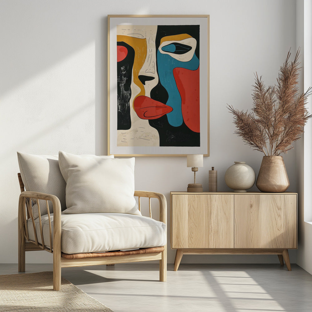The Face - Poster / Art Print - interiör