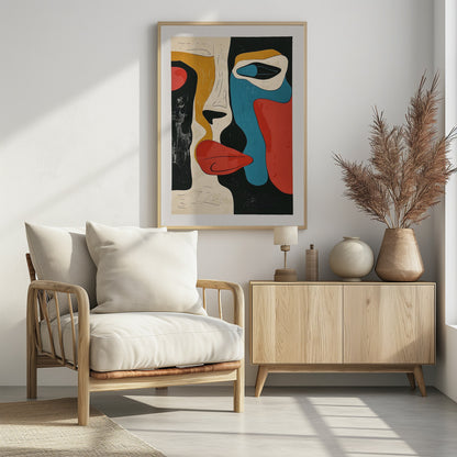 The Face - Poster / Art Print - interiör