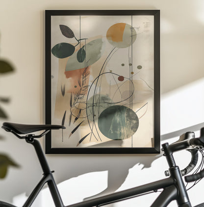 Abstract Beige No 2 - Poster / Art Print - interiör