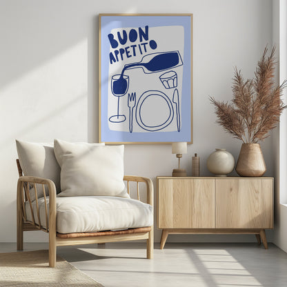 Buon Appetito - Poster / Art Print - interiör