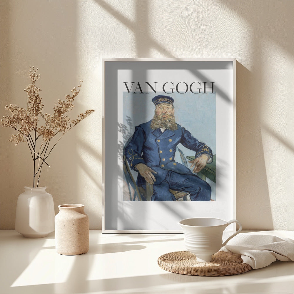 Portrait of the Postman Joseph Roulin (1888) - Poster / Art Print - interiör