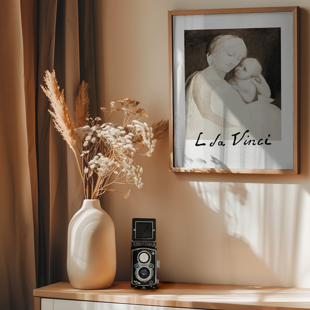 Madonna and Child - Poster / Art Print - interiör