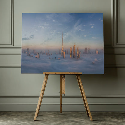 Sinking in fog - Poster / Art Print - interiör