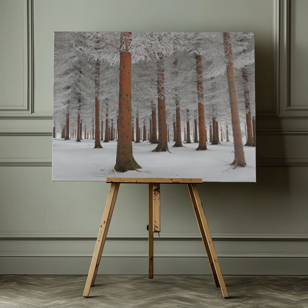 In White - Poster / Art Print - interiör