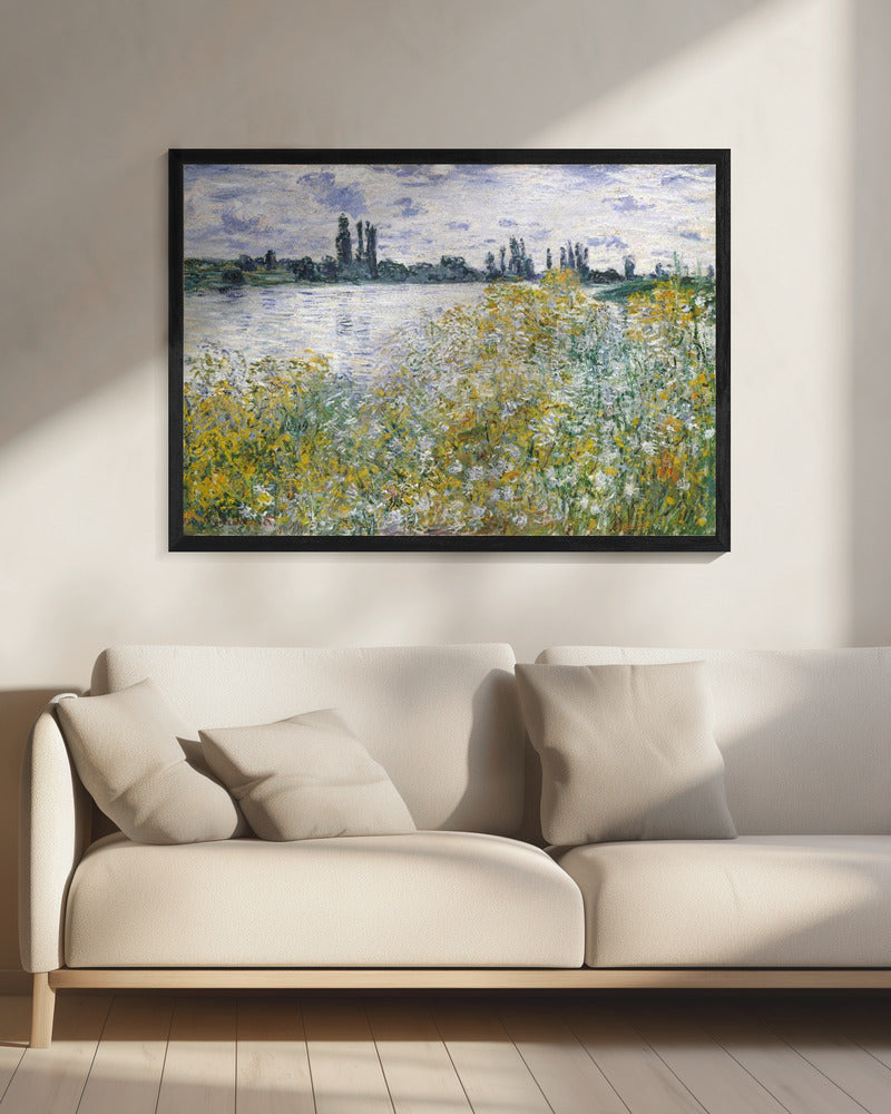Île Aux Fleurs Near Vétheuil (1880) By Claude Monet - Poster / Art Print - interiör