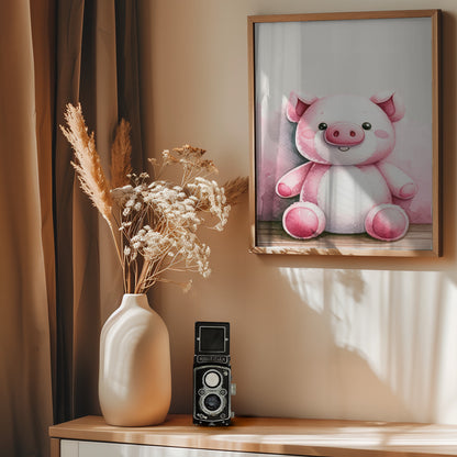 Piglet - Poster / Art Print - interiör