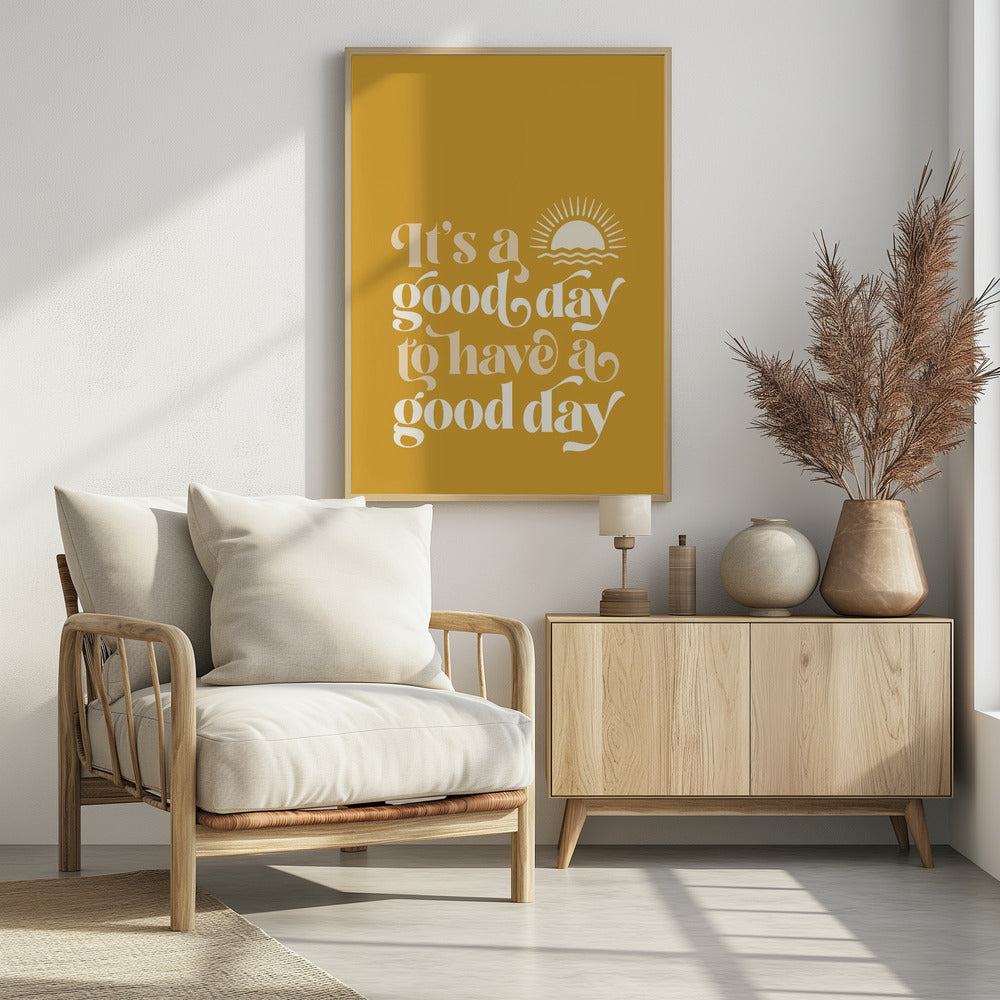 Good Day No1 - Poster / Art Print - interiör