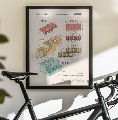 Lego Colors - Poster / Art Print - interiör
