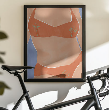 Bikini Babe - Poster / Art Print - interiör
