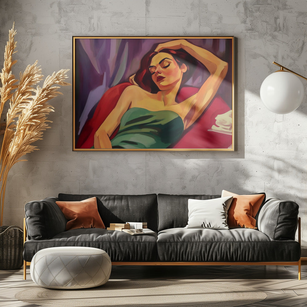 Exhausted - Poster / Art Print - interiör