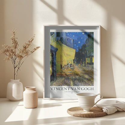 Café Terrace At Night - Poster / Art Print - interiör
