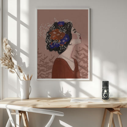 Summer Night - Poster / Art Print - interiör