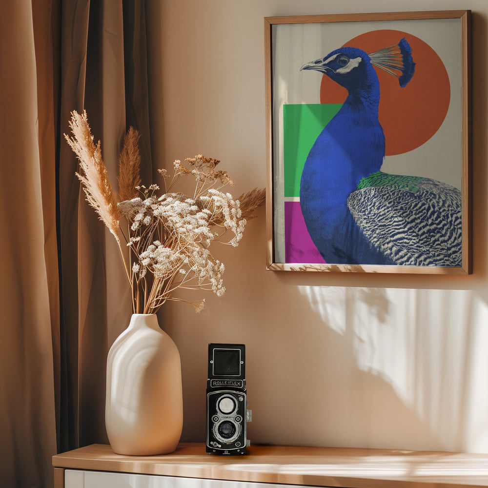 The Peacock - Poster / Art Print - interiör