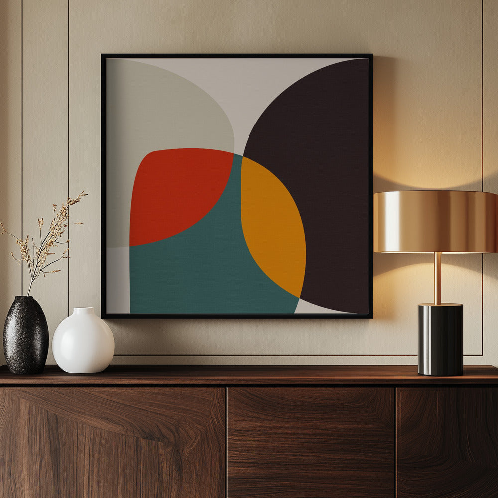 Bauhaus Modern Bold 3 - Poster / Art Print - interiör