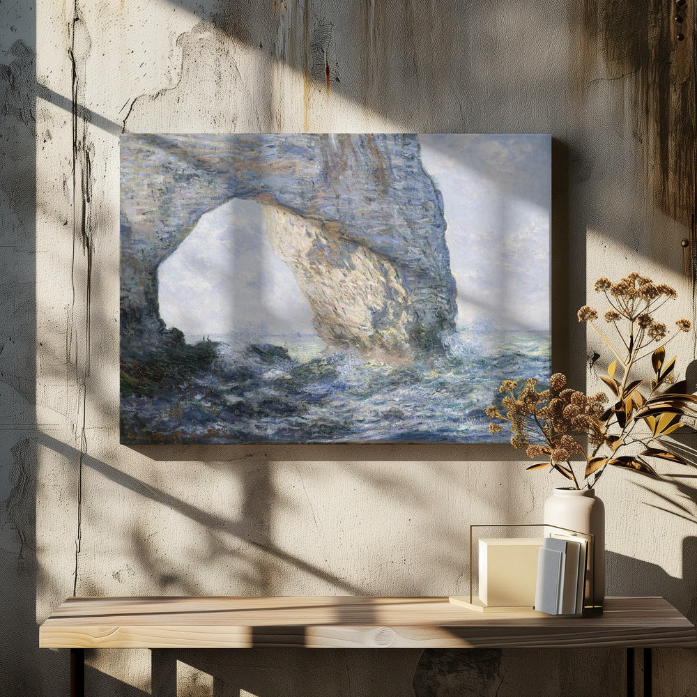 The Manneporte (Étretat) (1883) - Poster / Art Print - interiör
