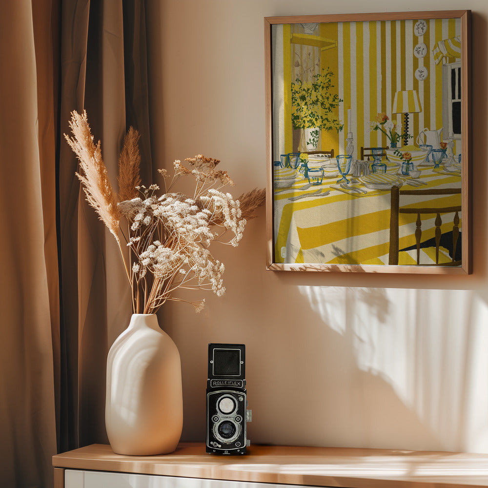 Week 30 Room Portrait - Poster / Art Print - interiör