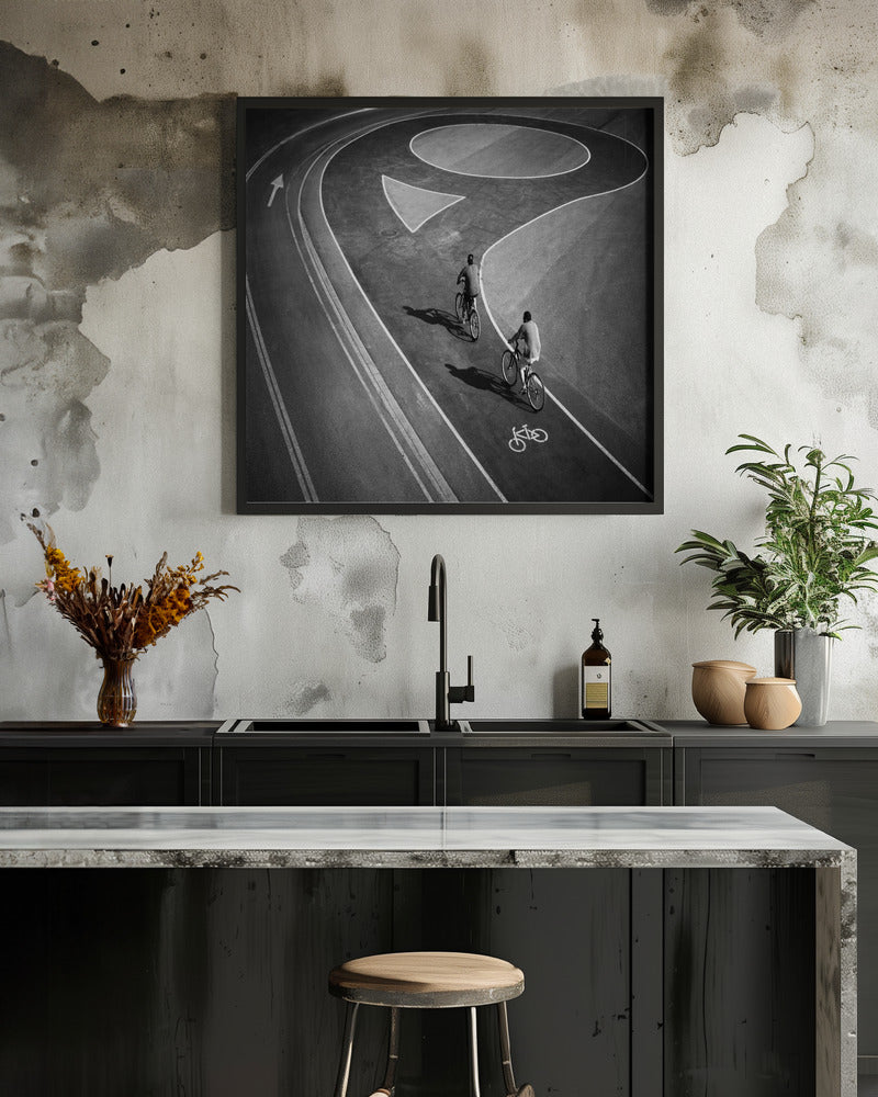 Cycling tour - Poster / Art Print - interiör