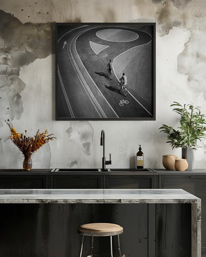 Cycling tour - Poster / Art Print - interiör