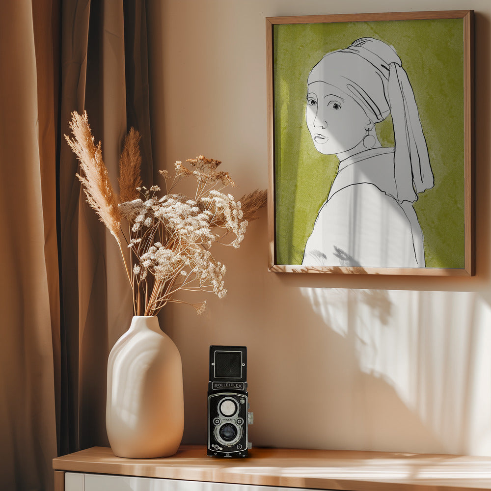 Echo of a Pearl - Poster / Art Print - interiör