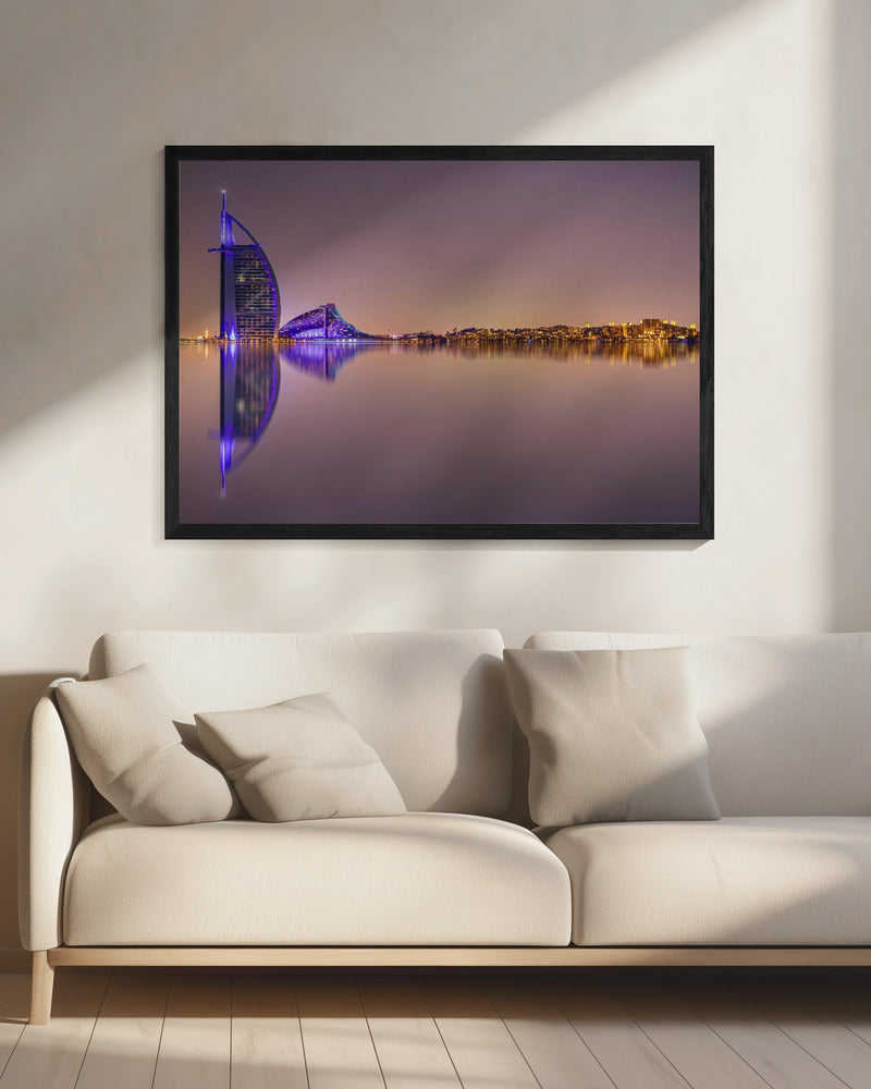 Burj Al Arab Reflections - Poster / Art Print - interiör