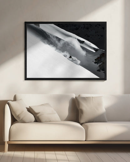 Cloud of Snow - Poster / Art Print - interiör