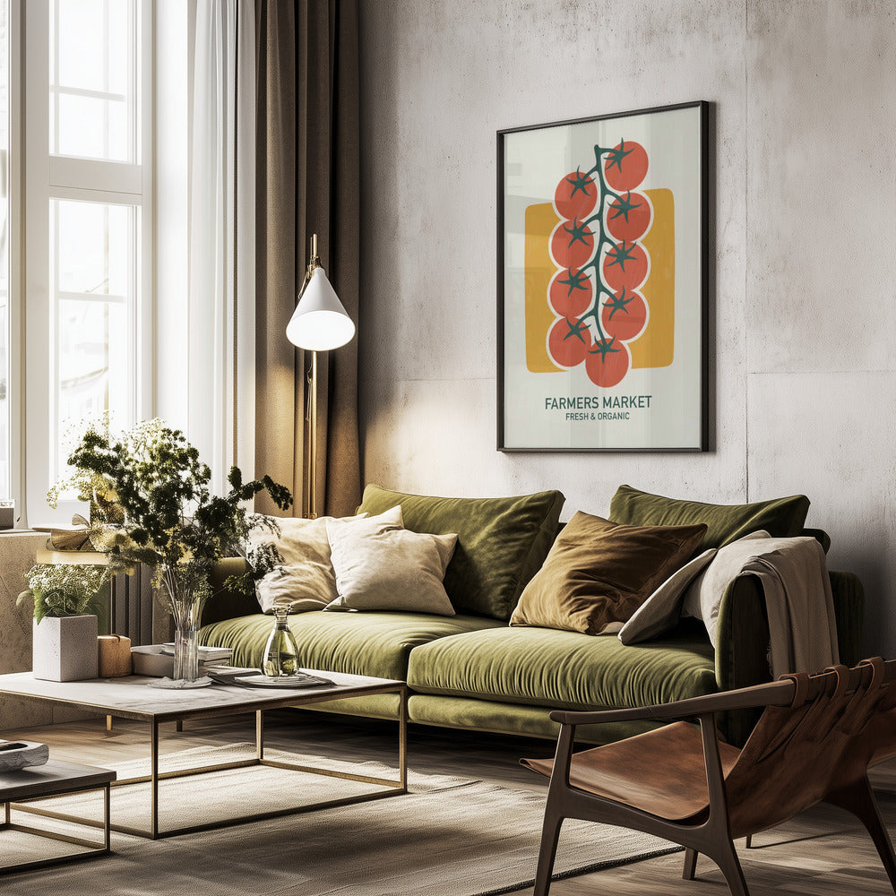 Farmers Market - Poster / Art Print - interiör