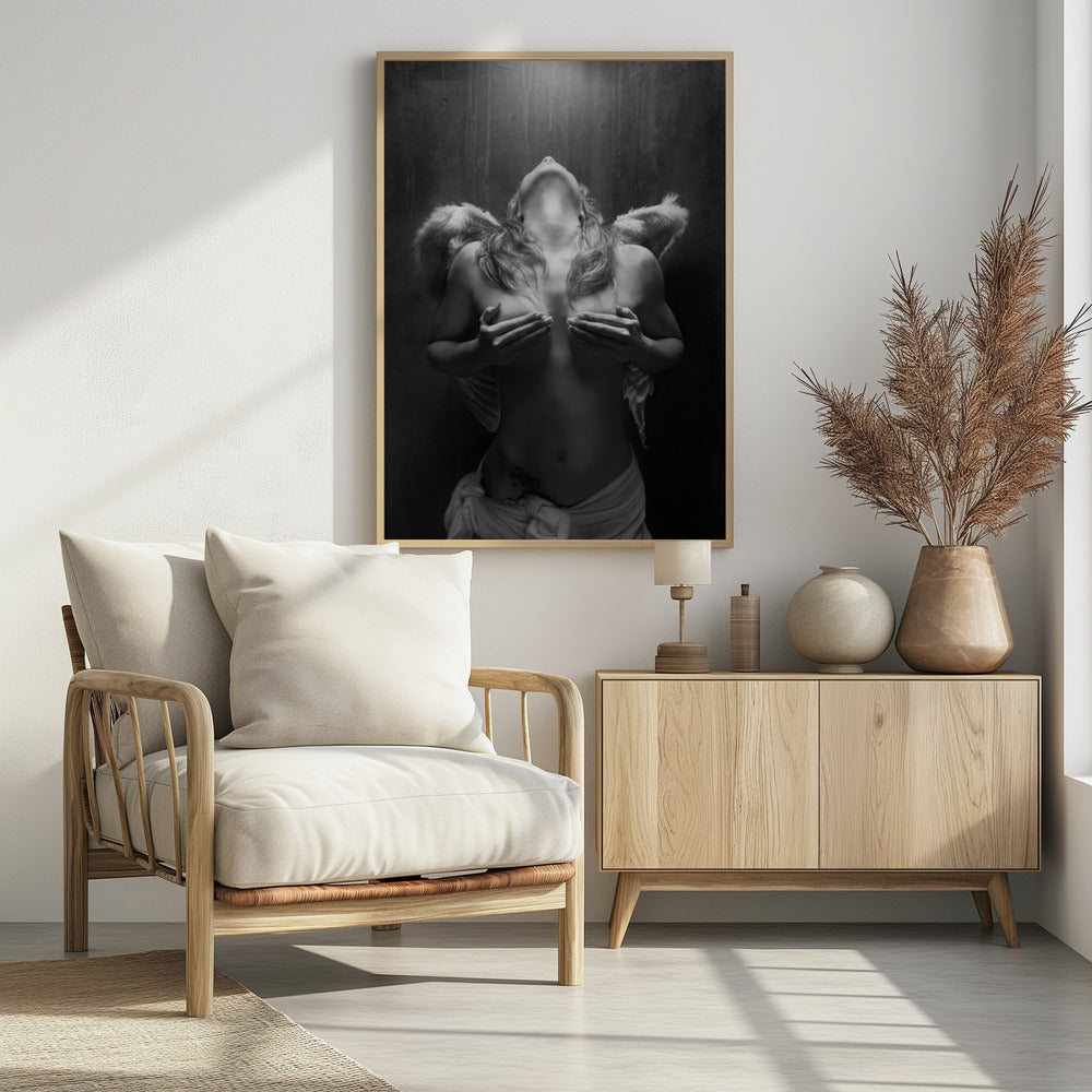Fallen angel - Poster / Art Print - interiör