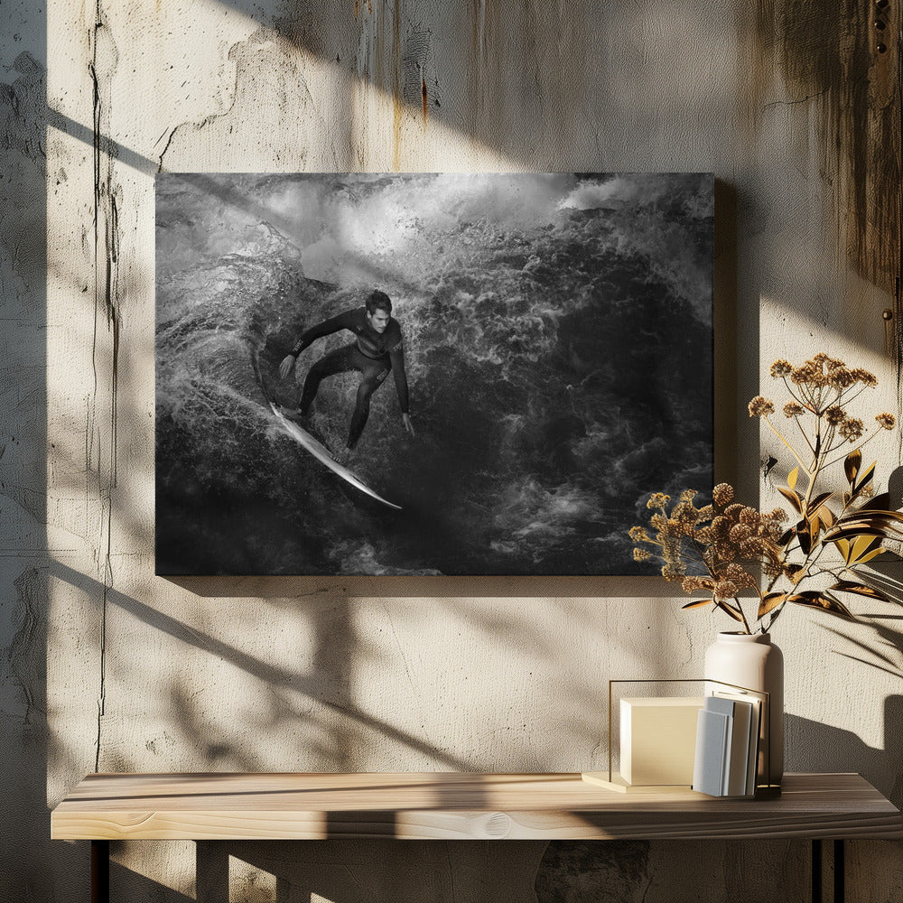 surfing to kingdom come - Poster / Art Print - interiör