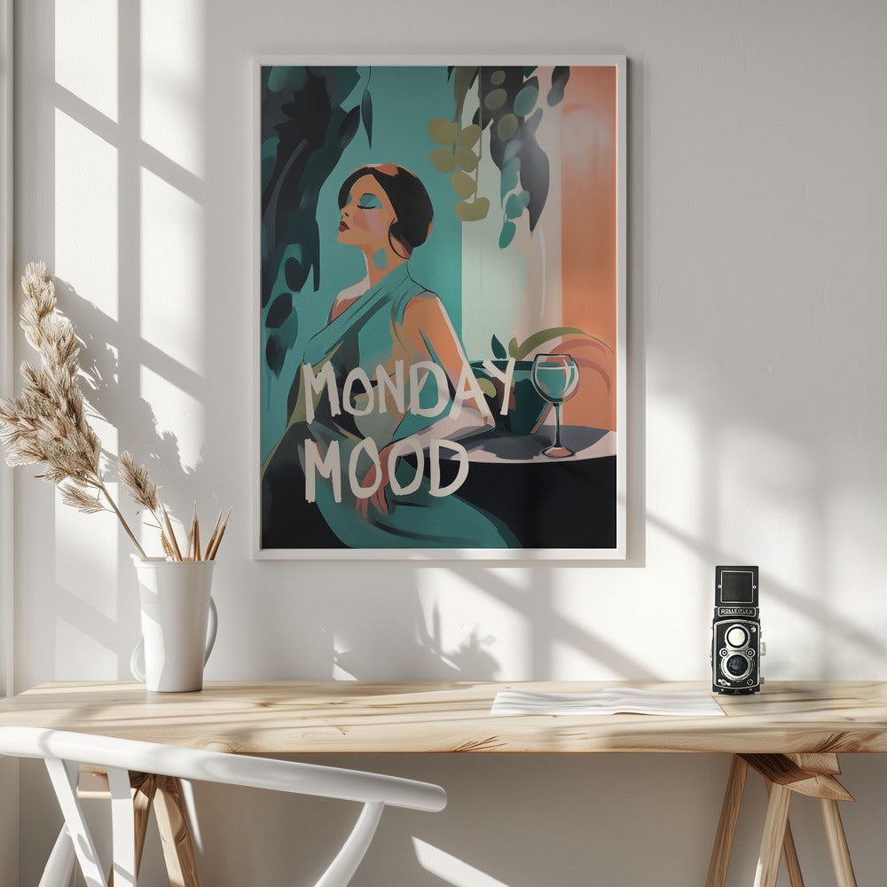 Monday Mood - Poster / Art Print - interiör