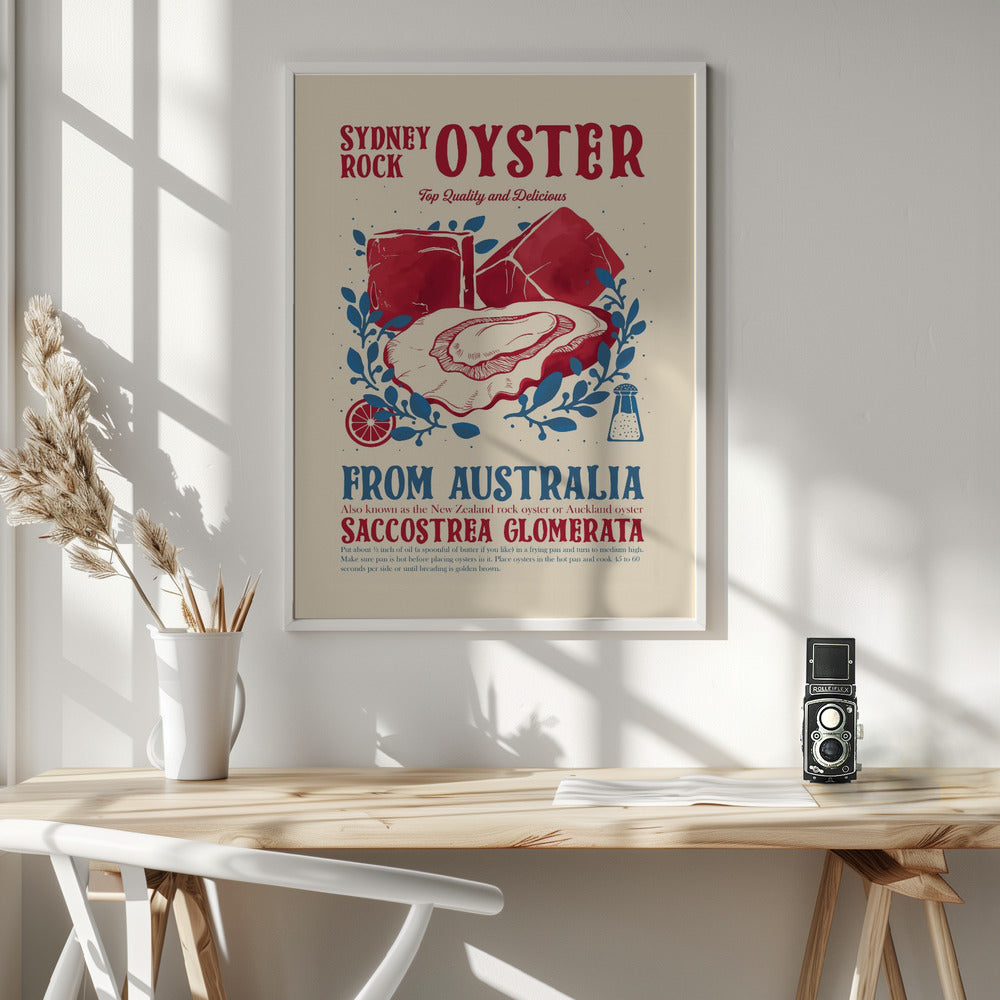 Oyster kitchen decor - Poster / Art Print - interiör