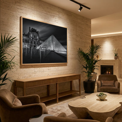 Louvre at Night - Poster / Art Print - interiör