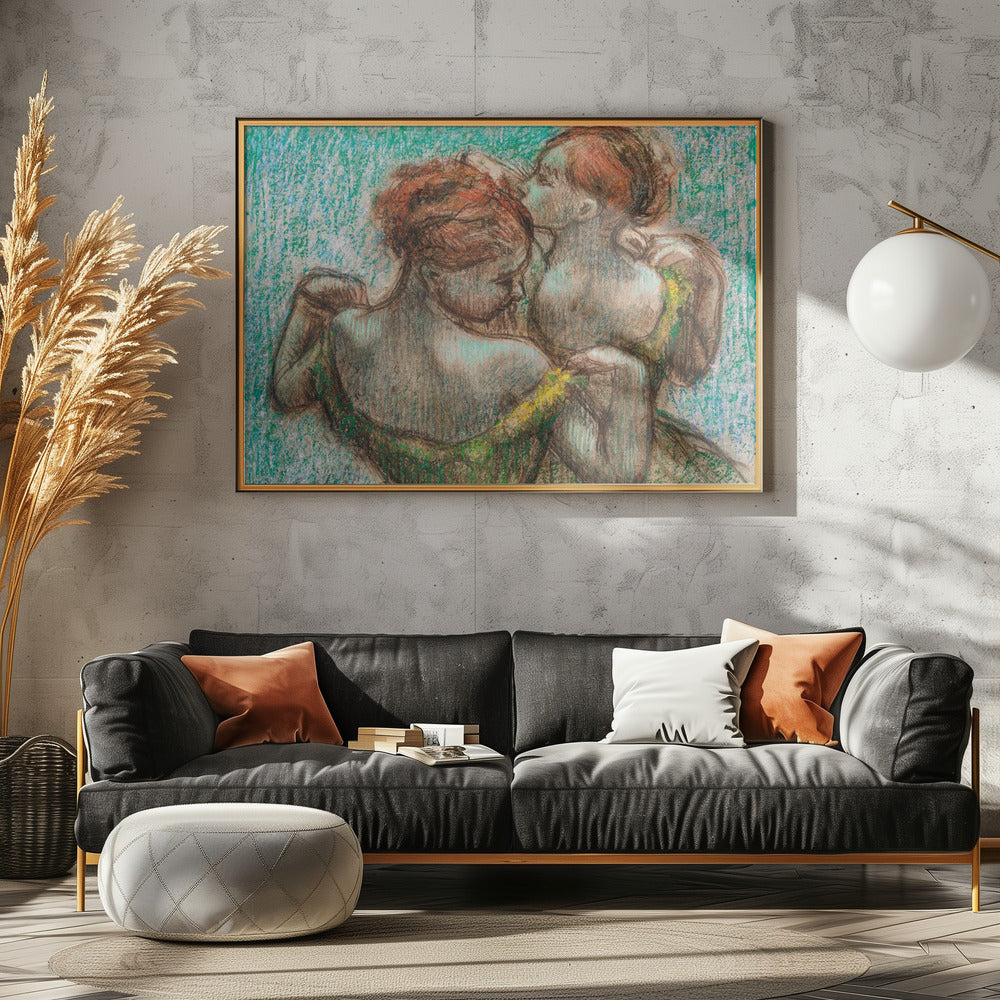 Two Dancers - Poster / Art Print - interiör