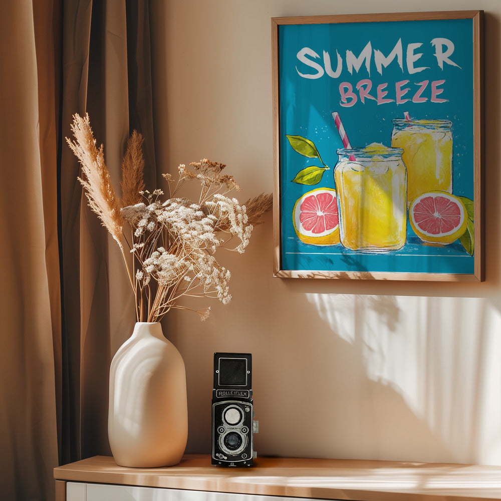 Summer Breeze - Poster / Art Print - interiör