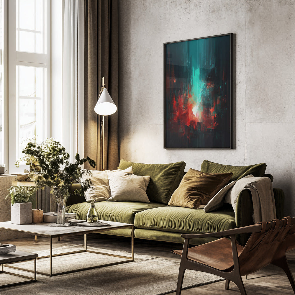 Escaping No 1 - Poster / Art Print - interiör