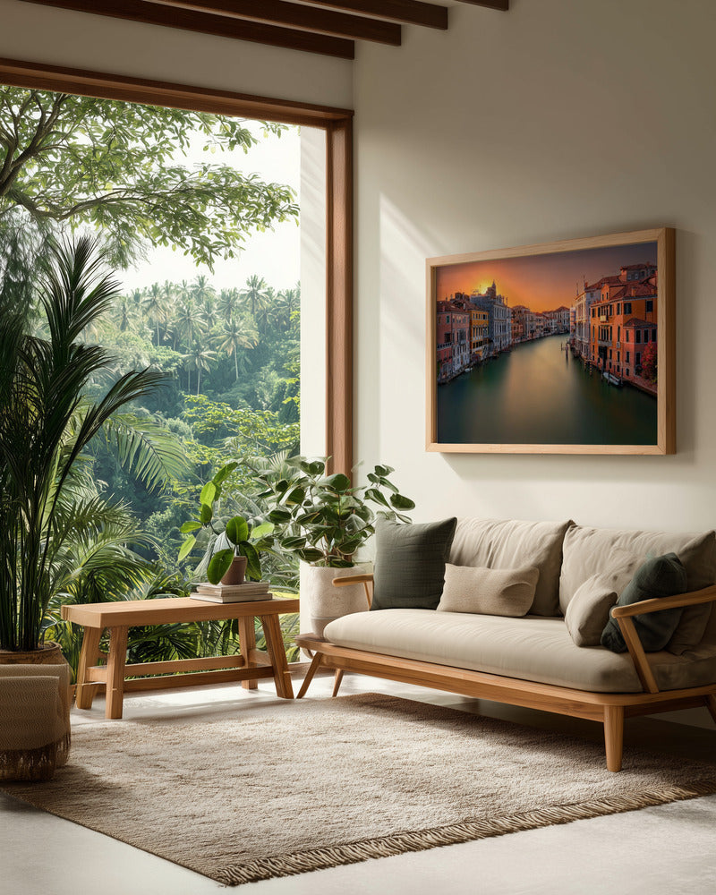 Sunset in Venice - Poster / Art Print - interiör