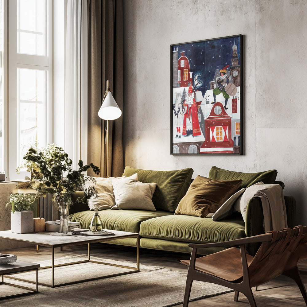 Saint Nicholas - Poster / Art Print - interiör