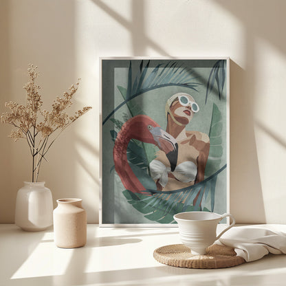 Tropical Elegance - Poster / Art Print - interiör
