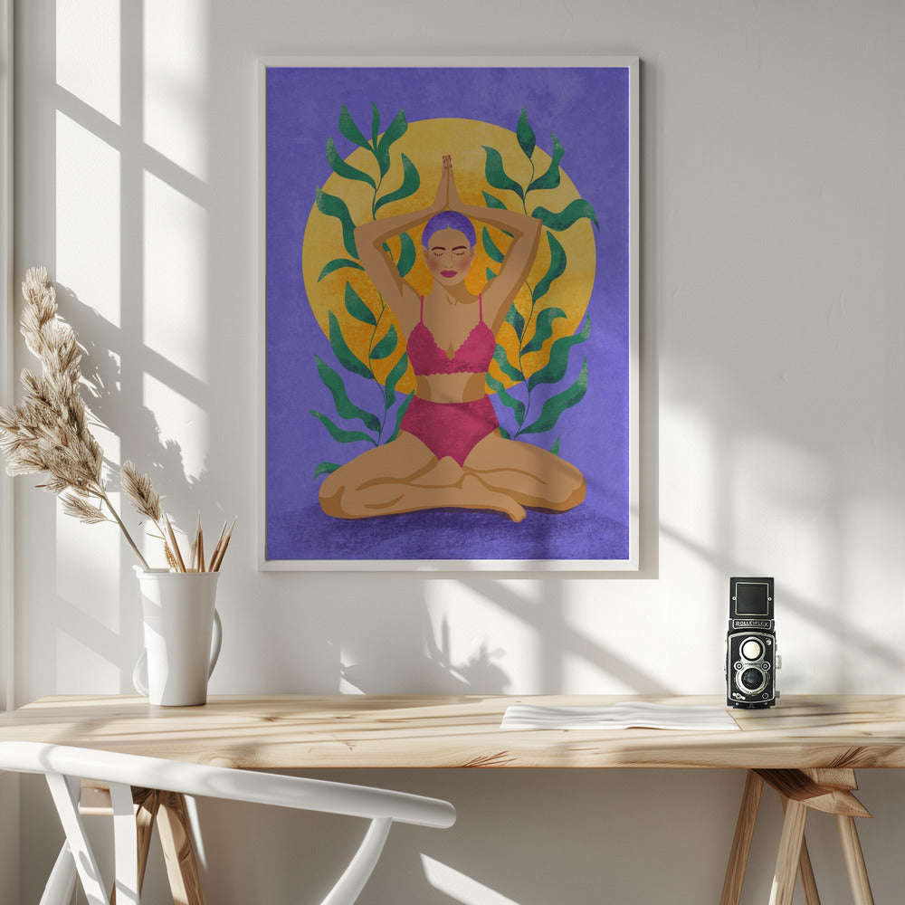 Meditation - Poster / Art Print - interiör